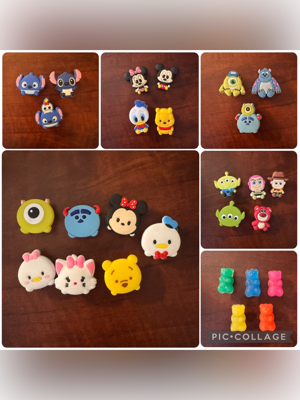 22 Disney Croc Jibbitz (unsure of brand) sold as a lot
